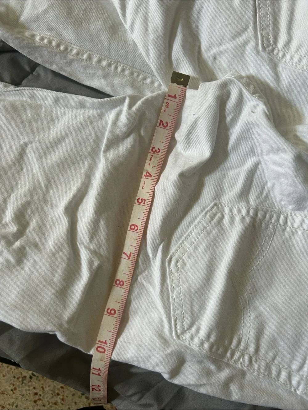 Levi's men  White High-Rise Straight Denim Jeans